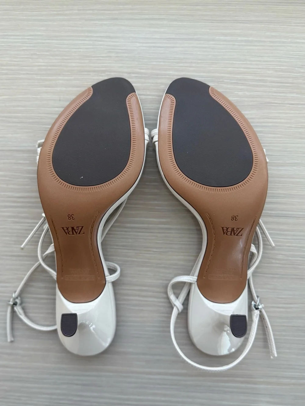 NWOT Zara Buckled Heel Sandals - Picture 6 of 6
